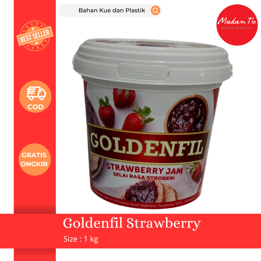 

Goldenfil Strawberry 1 kg 1 pcs