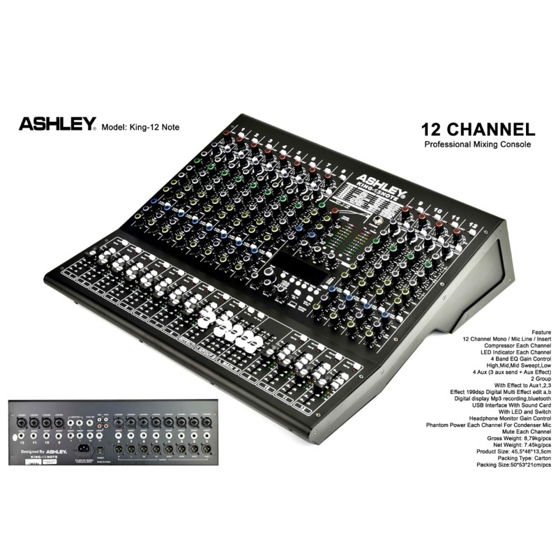 Mixer Ashley King 12 Note