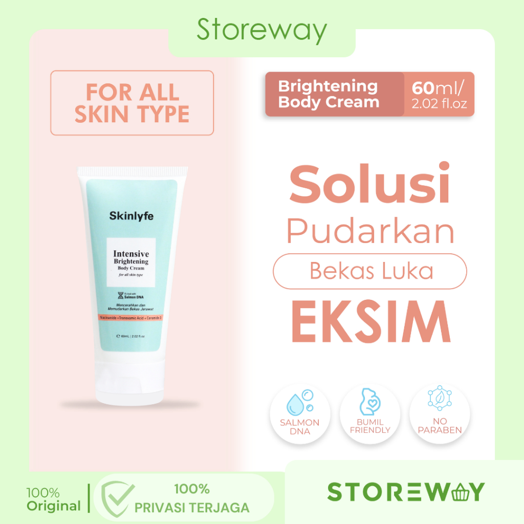 Skinlyfe - Cream Bekas Luka Penghilang bekas Luka Memudarkan Bekas Luka Koreng