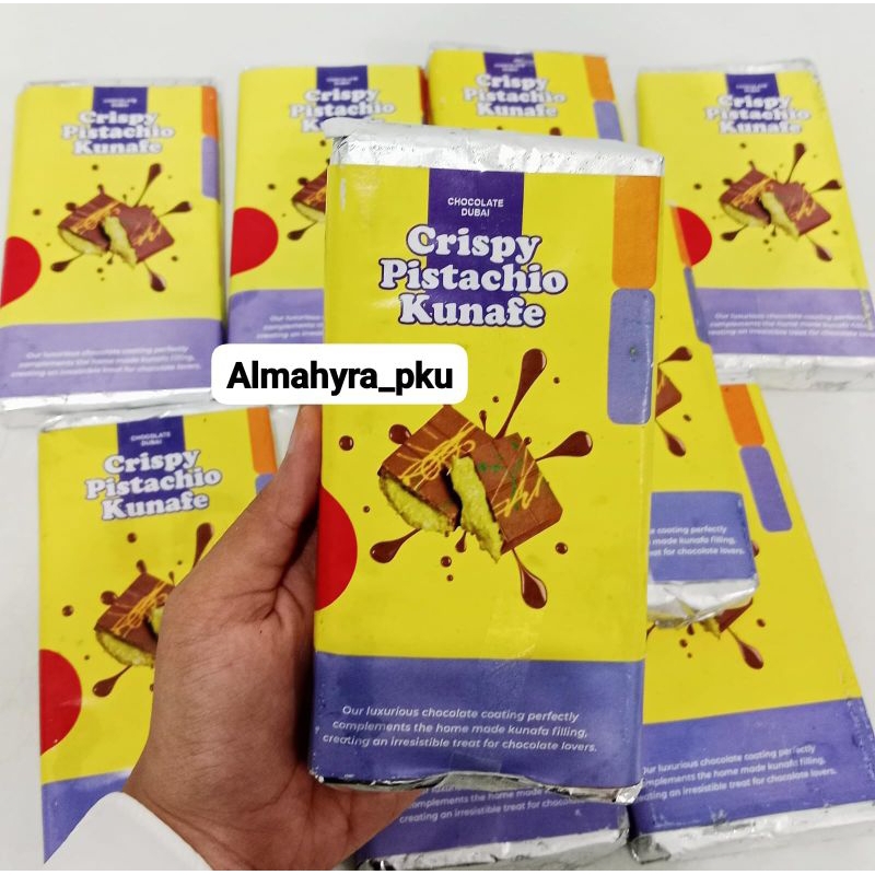 

Coklat Dubai Crispy Kunafa Pistachio/ Coklat Dubai Viral
