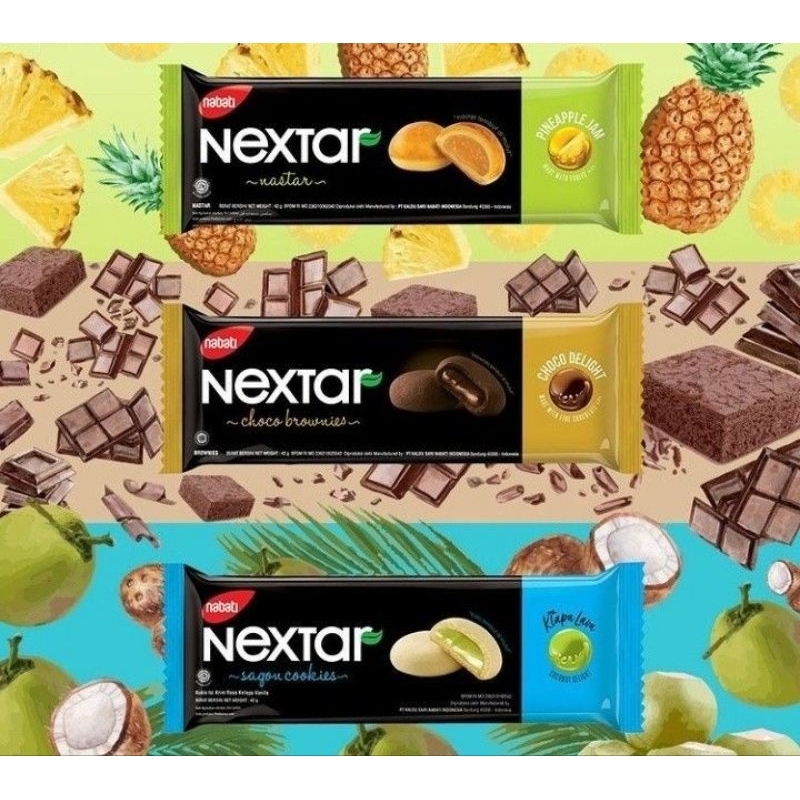 

Nextar biskuit brownis 1 pak isi 10 pcs