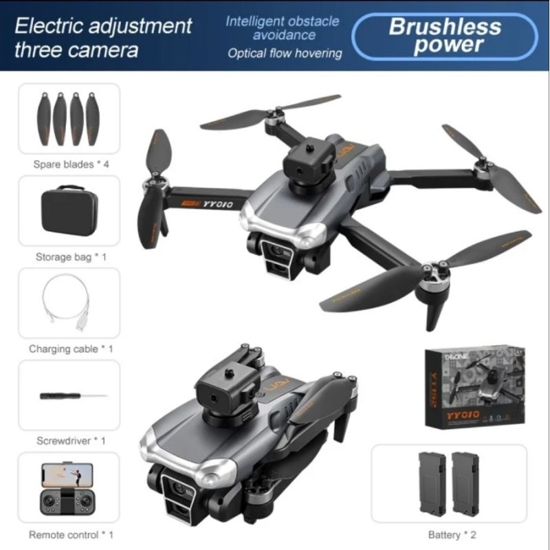 RC Drone Brushless Optical Flow Electric Adjustment Camera