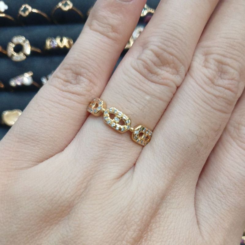 SinarBaru - Cincin perak 925 cincin perak cincin dewasa rantai permata