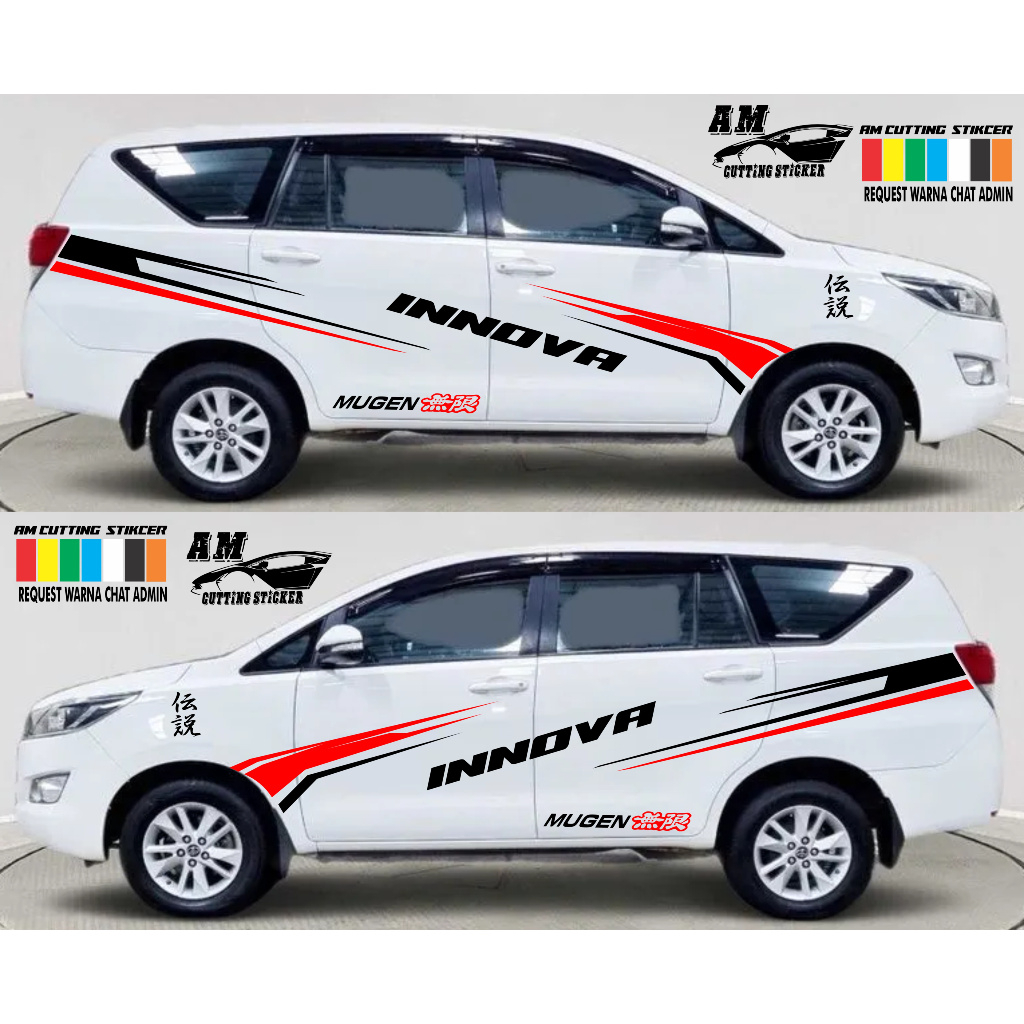 Stiker  Mobil Innova Cutting Stiker Mobil Innova Stipe Mobil Innova Stiker Terbaru Keren