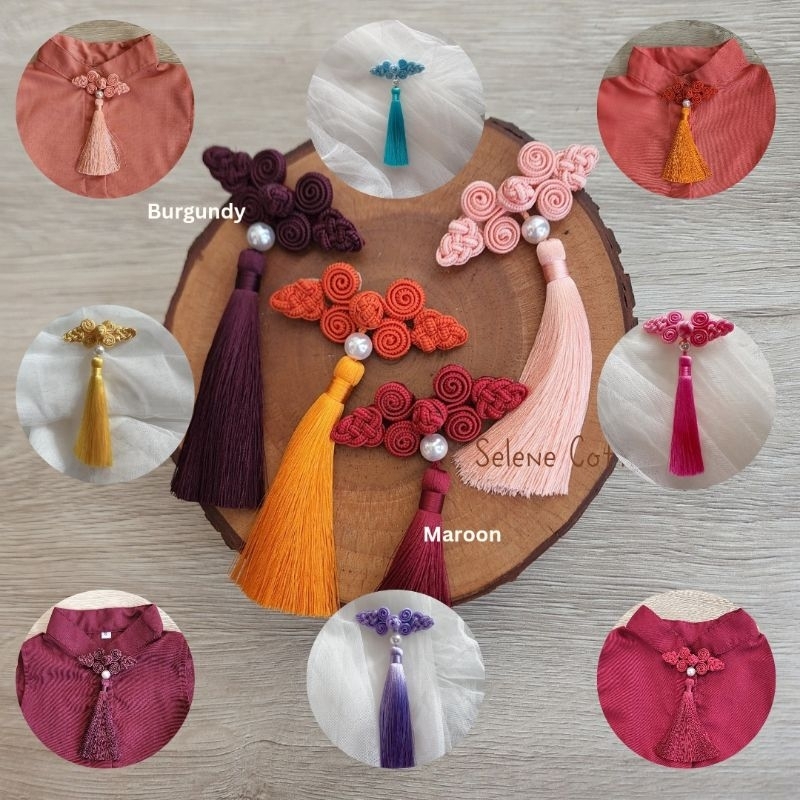 Selene.Co Pin Tassel / Tassel Baju / Jepit Imlek / Pin Imlek