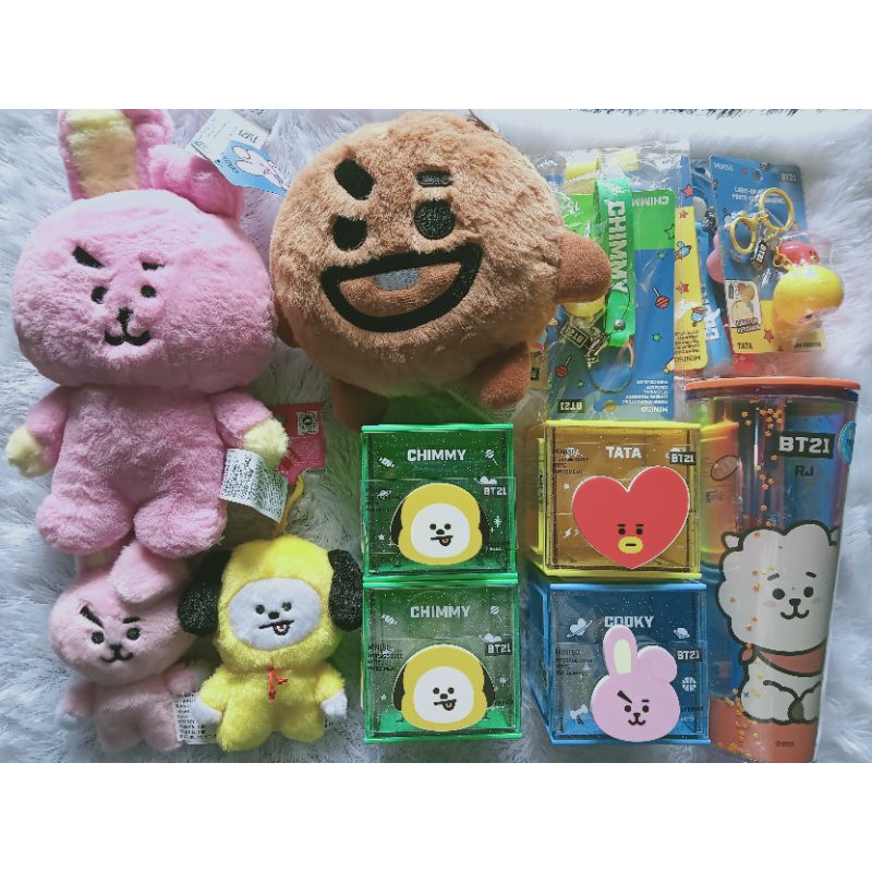 ready sisa jastip bt21 x miniso bagcharm strap plushie boneka Tumbler 800 ml official store