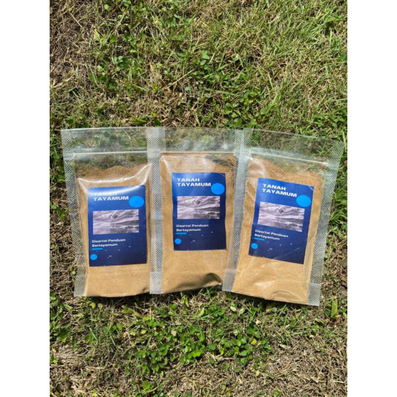 tanah debu tayamum 150 gram plus panduannya