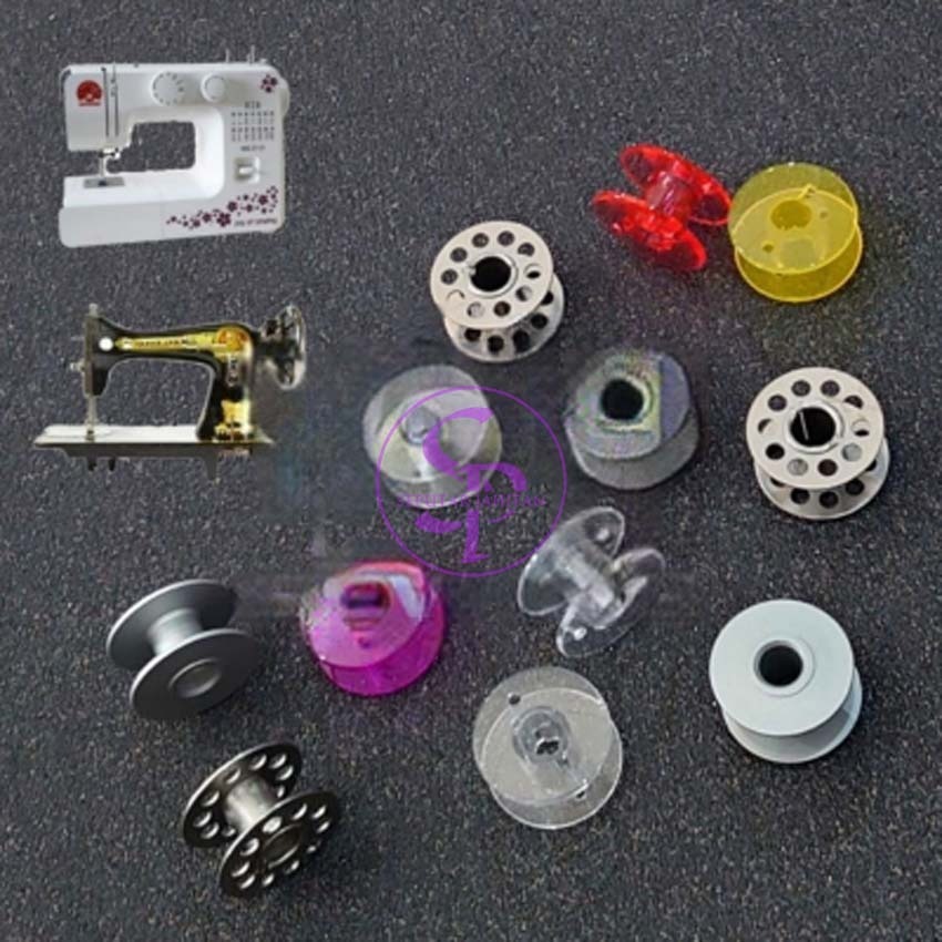 Spul TRADISIONAL PORTABLE Spool Bobbin Bobin Mesin Jahit