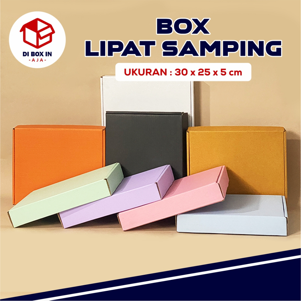 

Box DC LS (30 x 25 x 5 cm) Box/Kardus/Karton/Polos/GiftBox/hampersBox/packing/kotak kado