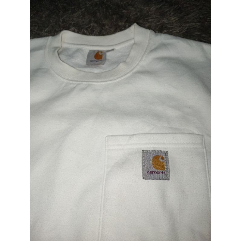 Carhartt Crewneck pocket white