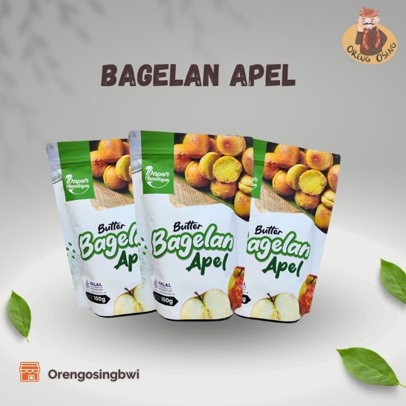 

ORENG OSING | Dapur Chantique Bagelan Apel 80 Gram