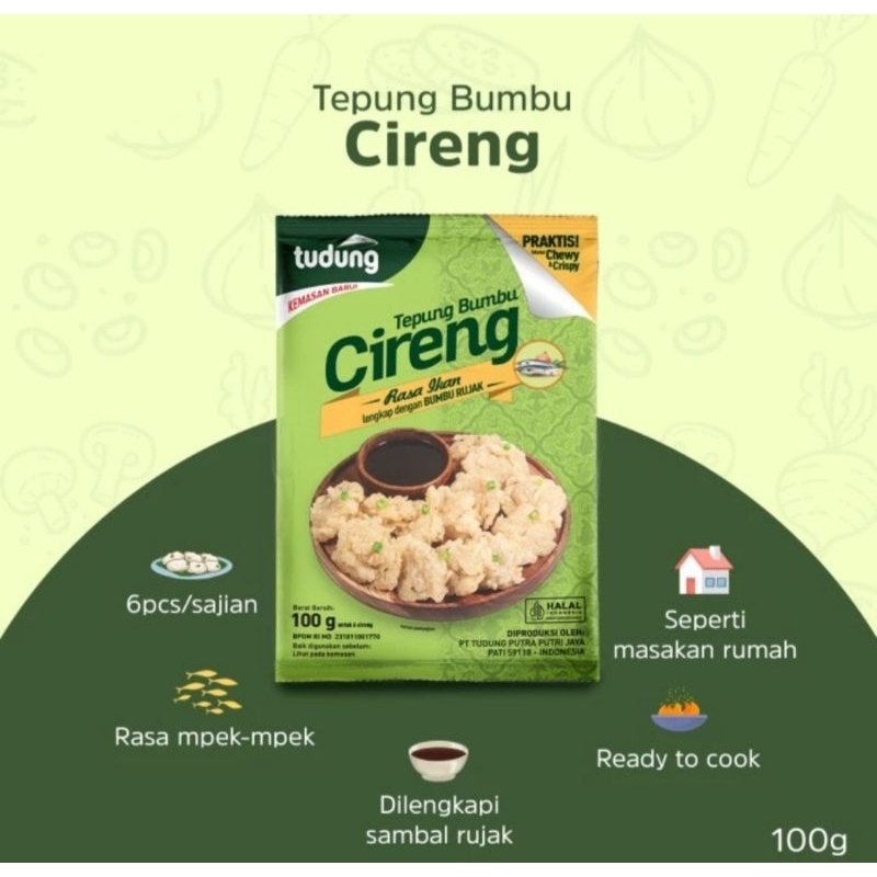

Tudung Tepung Bumbu Cireng Dengan Bumbu Rujak (100 Gr)