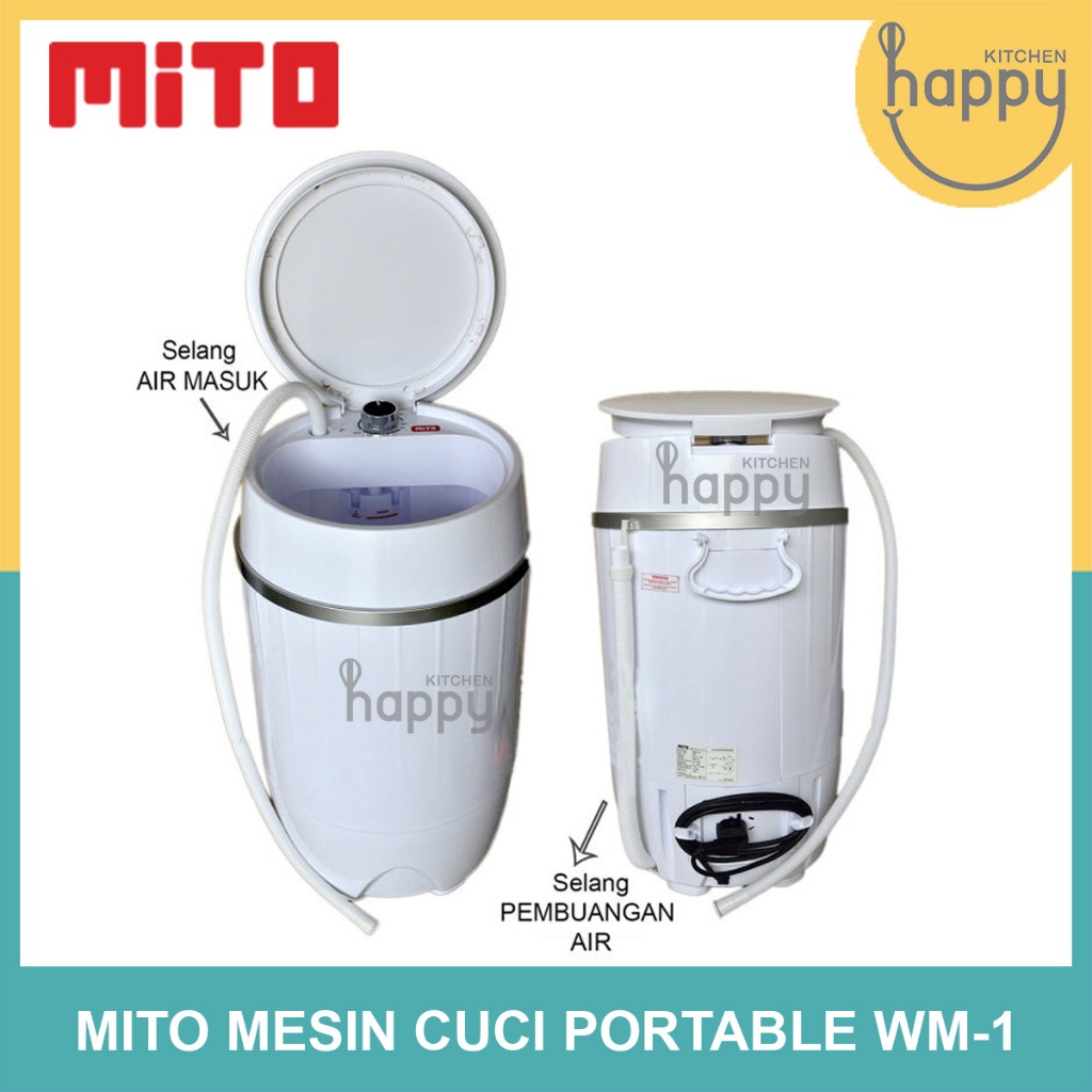 Mesin Cuci Mito WM 1 Mesin Cuci Portable Mesin Cuci Mini Low Watt