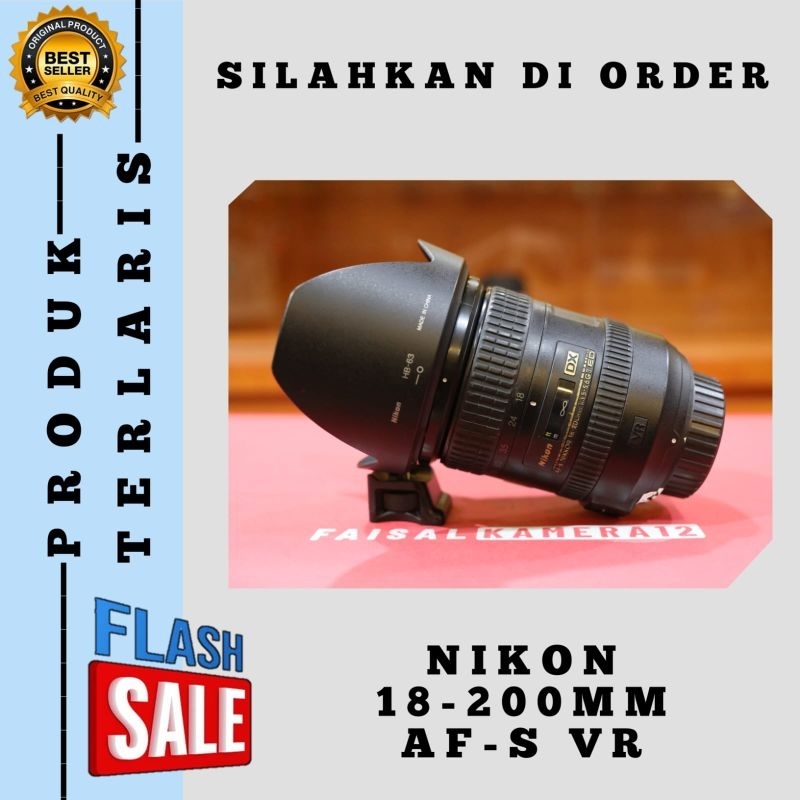 NIKON 18-200MM AFS VR II SAPUJAGAD MULUS