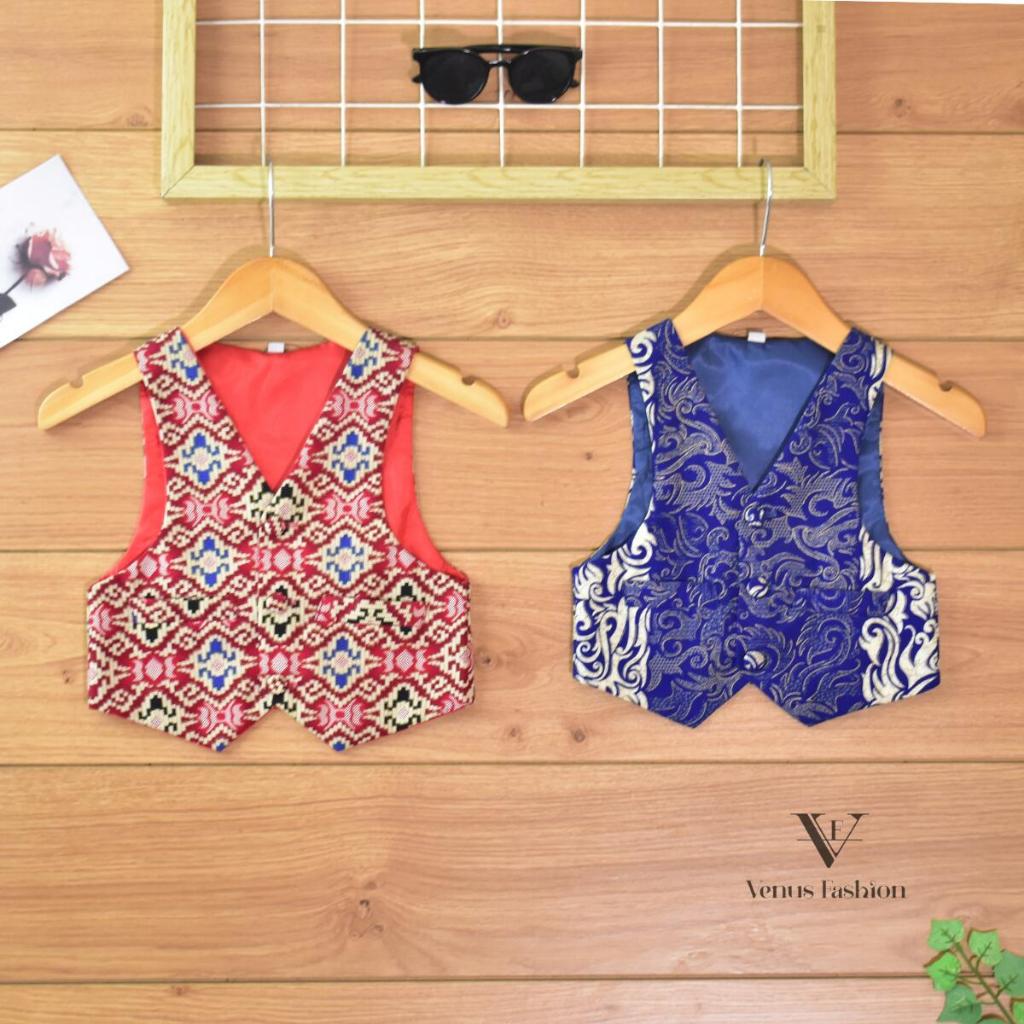 VEST ANAK LAKI BATIK - ROMPI VEST BATIK ANAK COWO