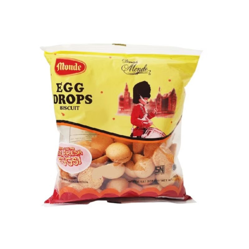 

Monde Egg Drop 110gr - Biskuit Monde Egg Drop / Egg Ball Cookies / Egg Drop Kukis / Monde Egg Ball / Monde Biskuit / Biskuit Egg Drop / Biscuits Monde Egg Drops / Egg Ball Biscuit / Egg Drops Monde / Biskuit Monde Murah / Snack Keluarga / Snack Rasa Telur