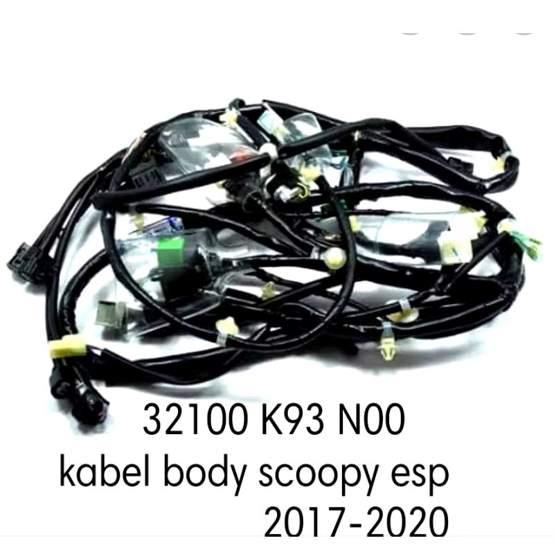 KABEL BODY HONDA SCOOPY DONAT KODE K93 2017..2020 ORIGINAL COPOTAN SEKEND MULUS