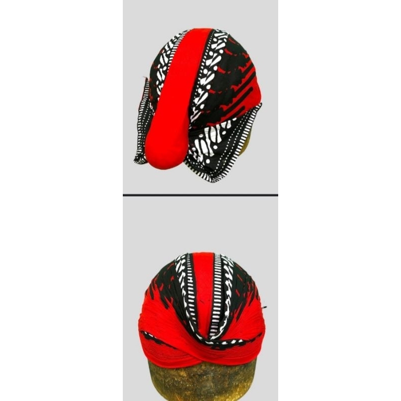 blangkon kumiter merah