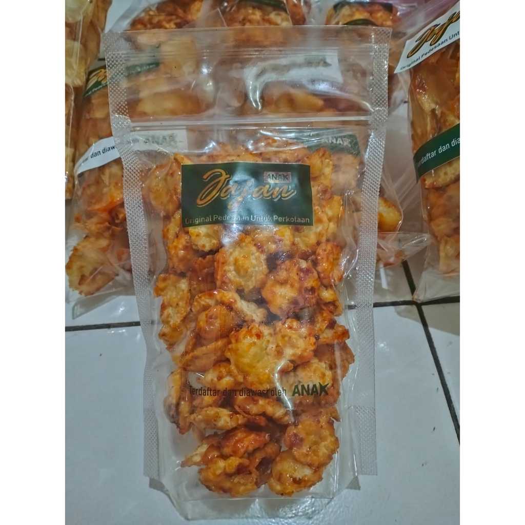 

Keripik Keceprek/Emping Melinjo Balado Pedas Manis