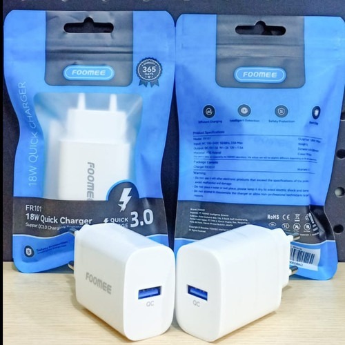 Travel Charger Kepala Casan Adaptor Quick FR101 3.0 Foomee