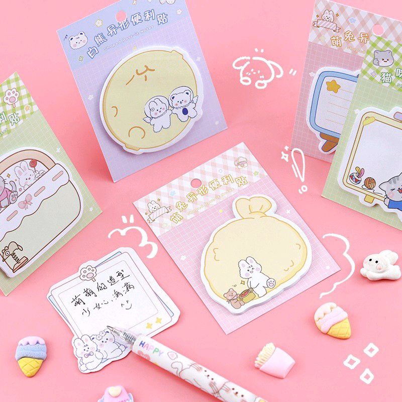 

Sticky Note Karakter Kartun Lucu Isi 20 Lembar Tempelan Kertas Catatan Memo Note Karakter Animal Mini Book Karakter Hewan Lucu 20 Sheets Memo Pad DIY Scrapbook Decorating Stationery STICKY NOTES SPECIAL CARTOON SHAPED MEMO NOTE Sticky Notes Motif Hewan TS