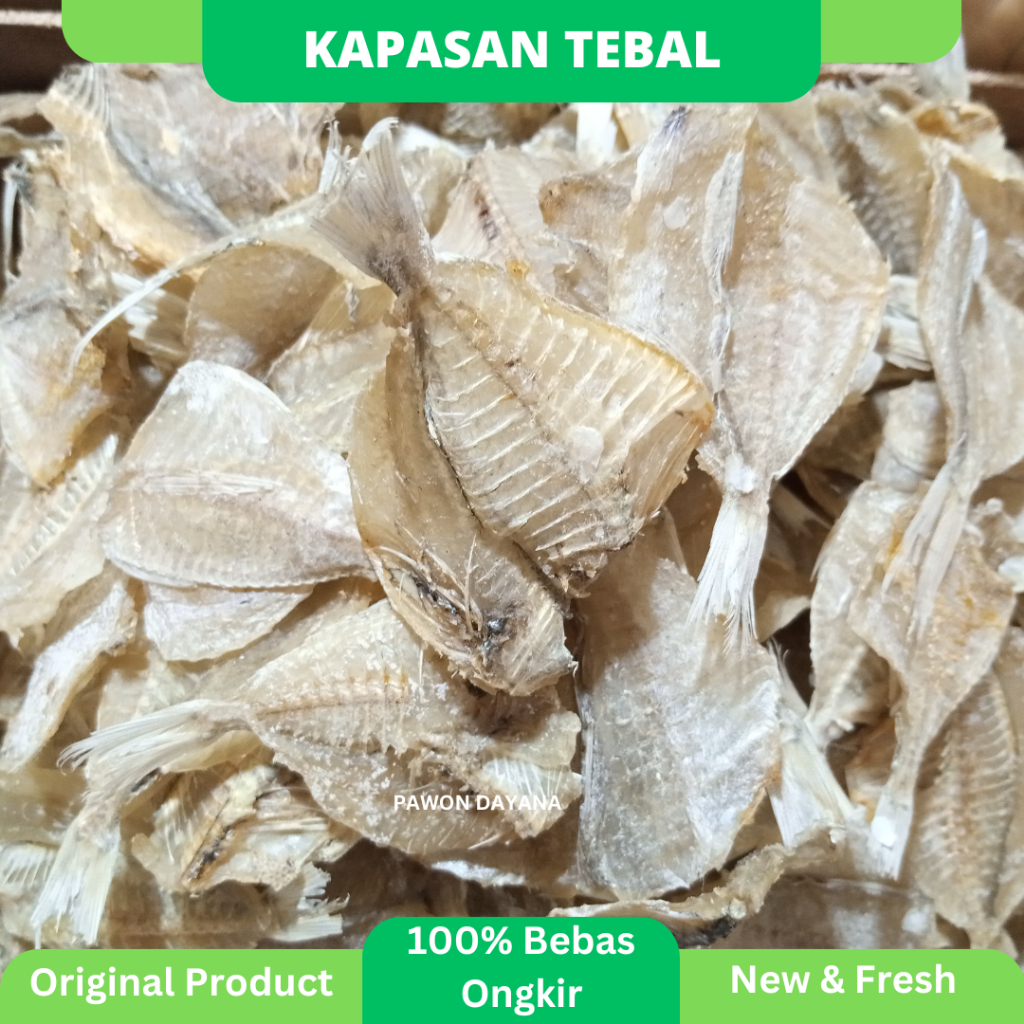 

Ikan Asin Kapasan Tebal 100gram / Ikan Asin Kapas / Ikan Asin Kapasan Belah