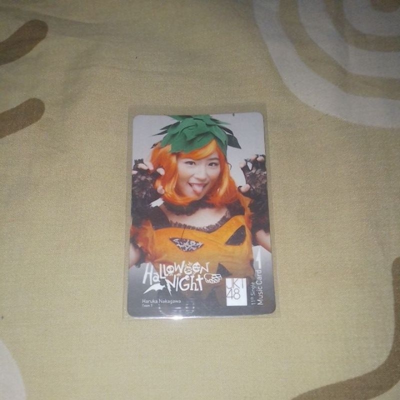 music card Haruka Helloween night JKT48