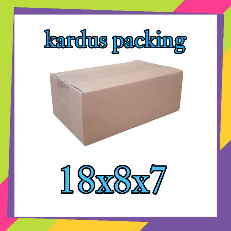 

kardus packing UK 18x8x7 kardus besar kardus kecil