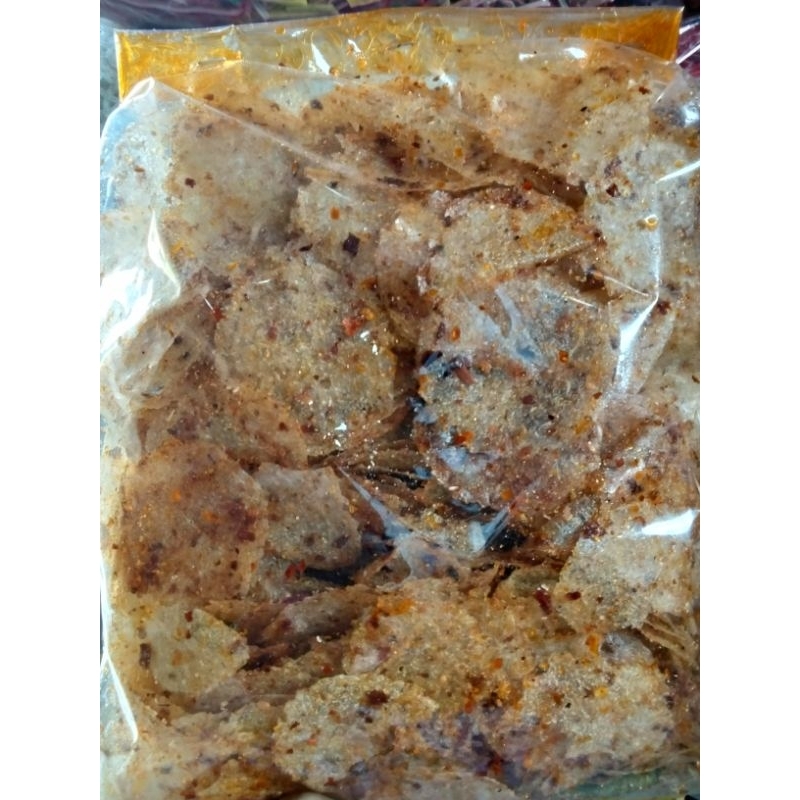 

1kg keripik kaca rasa pedas daun jeruk