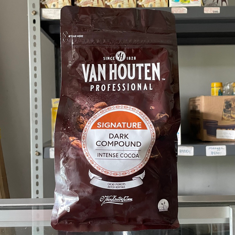 

Van Houten Intense Dark Compound 1kg/Dark Coklat Koin Vanhouten 1kg