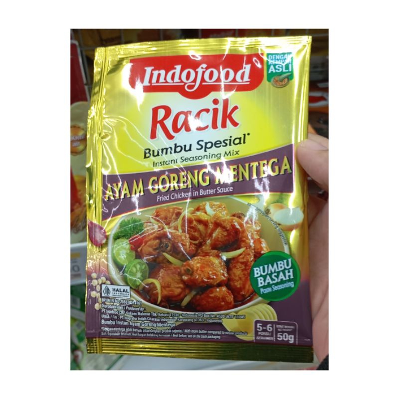 

INDOFOOD RACIK AYAM GORENG MENTEGA 50GR