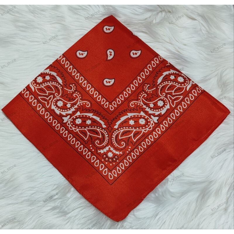 Masker Slayer Bandana Saputangan Motif Batik - MERAH
