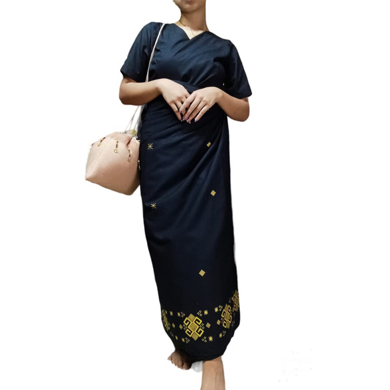 1 SET SARUNG BAJU WANITA WARNA HITAM