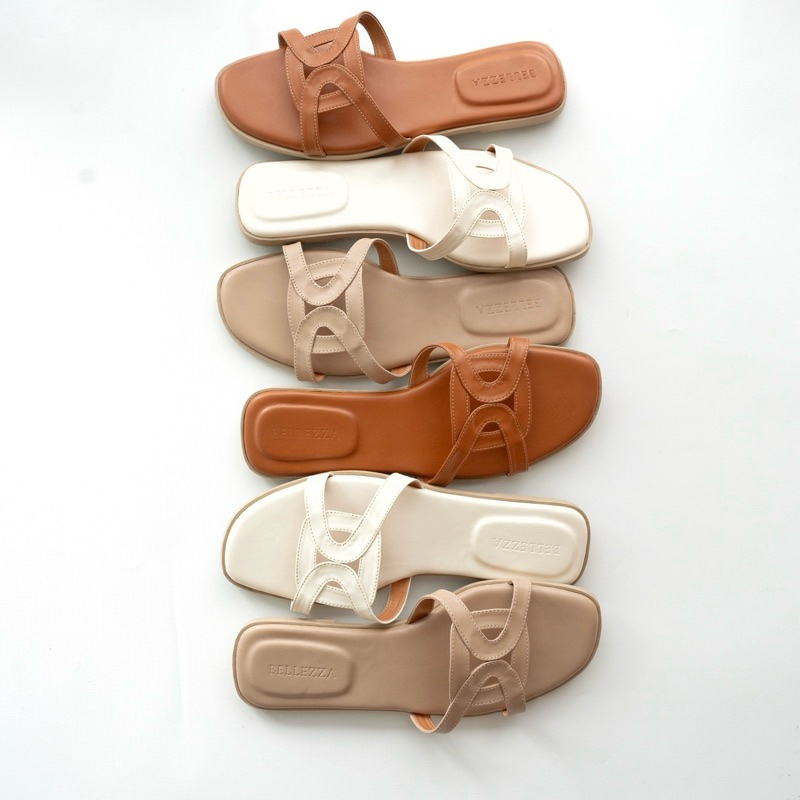lana flat sandals wanita