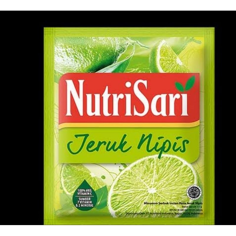 

Nutrisari jeruk nipis 14g djual per renteng