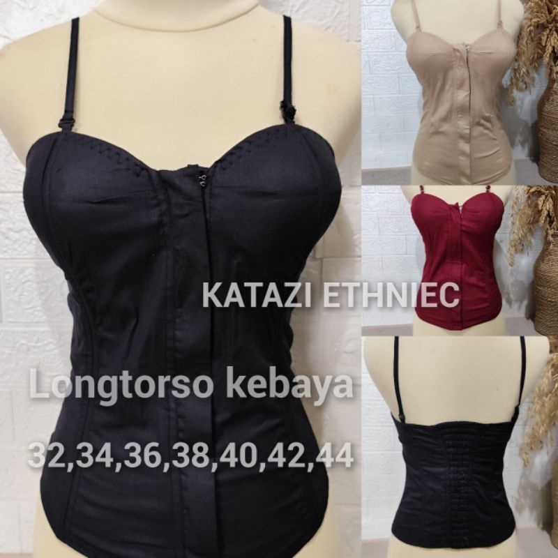 Katazi Ethnic Longtorso Kebaya premium / kamisol / bustier dalaman kebaya