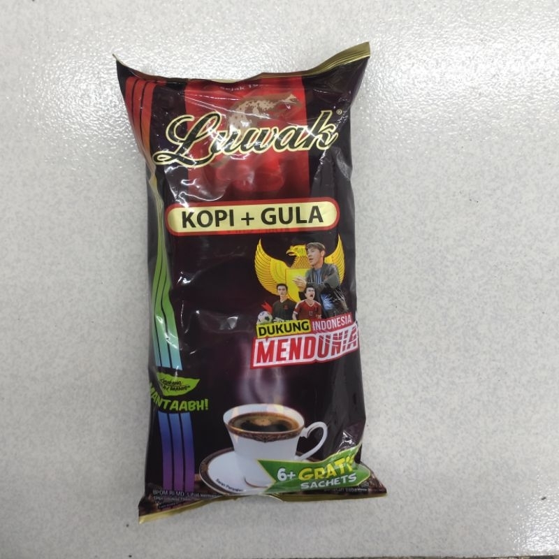 

Luwak Kopi Gula Isi 6+2 Sachet