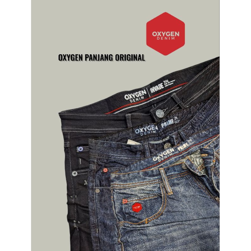 Oxygen Denim Original Celana Panjang Non Stret 100%