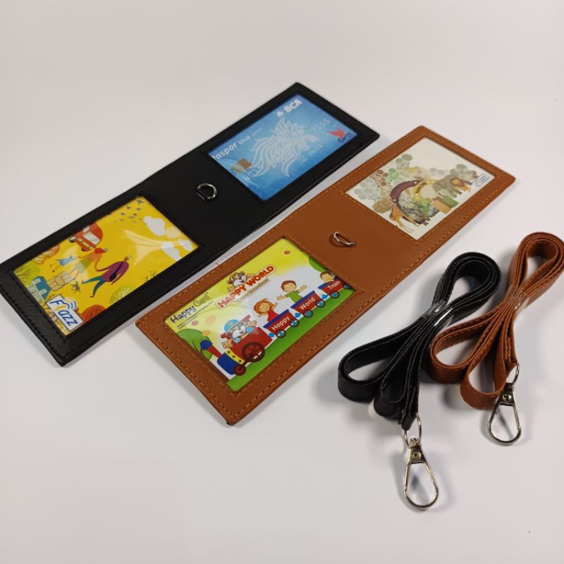 

TEMPAT ID CARD MAGNET 2 KARTU DENGAN TALI GANTUNGAN