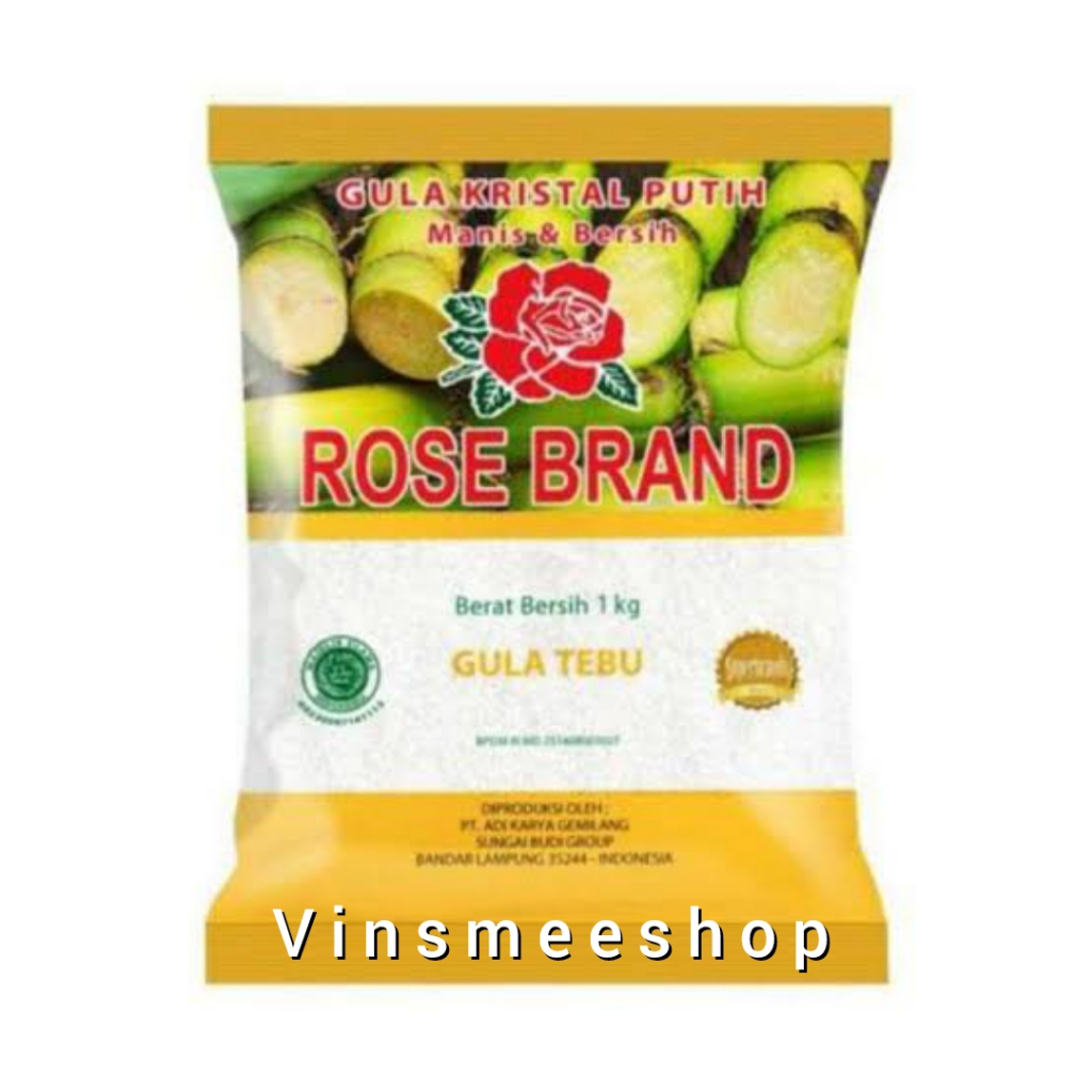 

Gula Kristal Putih Manis & Bersih Rose Brand Berat 1kg