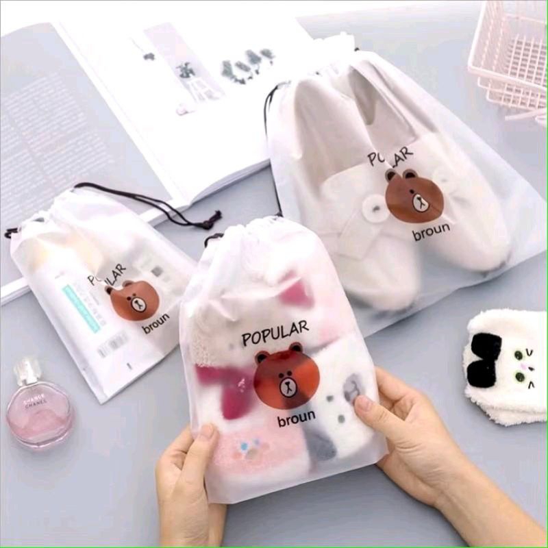 V ( V1 ) POUCH KOSMETIK KECIL ZIPPER / POUCH WATERPROOF