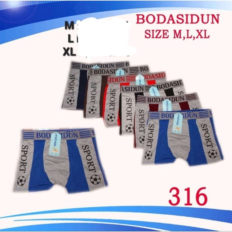CD celana dalam boxer pria anak tanggung cowok remaja SMP abg allsize club bahan katun LEMBUT MELAR 