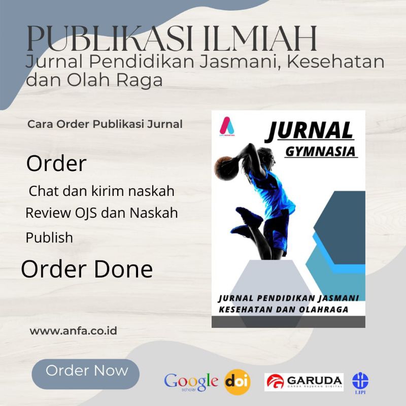 Publikasi Jurnal Pendidikan Jasmani dan Olahraga Ber ISSN