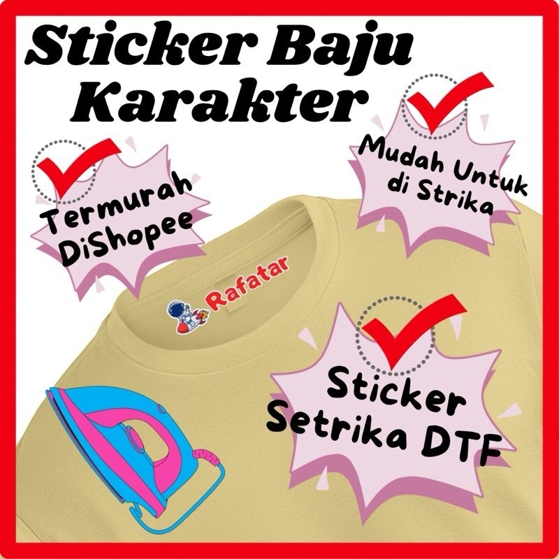 

STIKER NAMA BAJU ANAK / SERAGAM SEKOLAH / PESANTREN