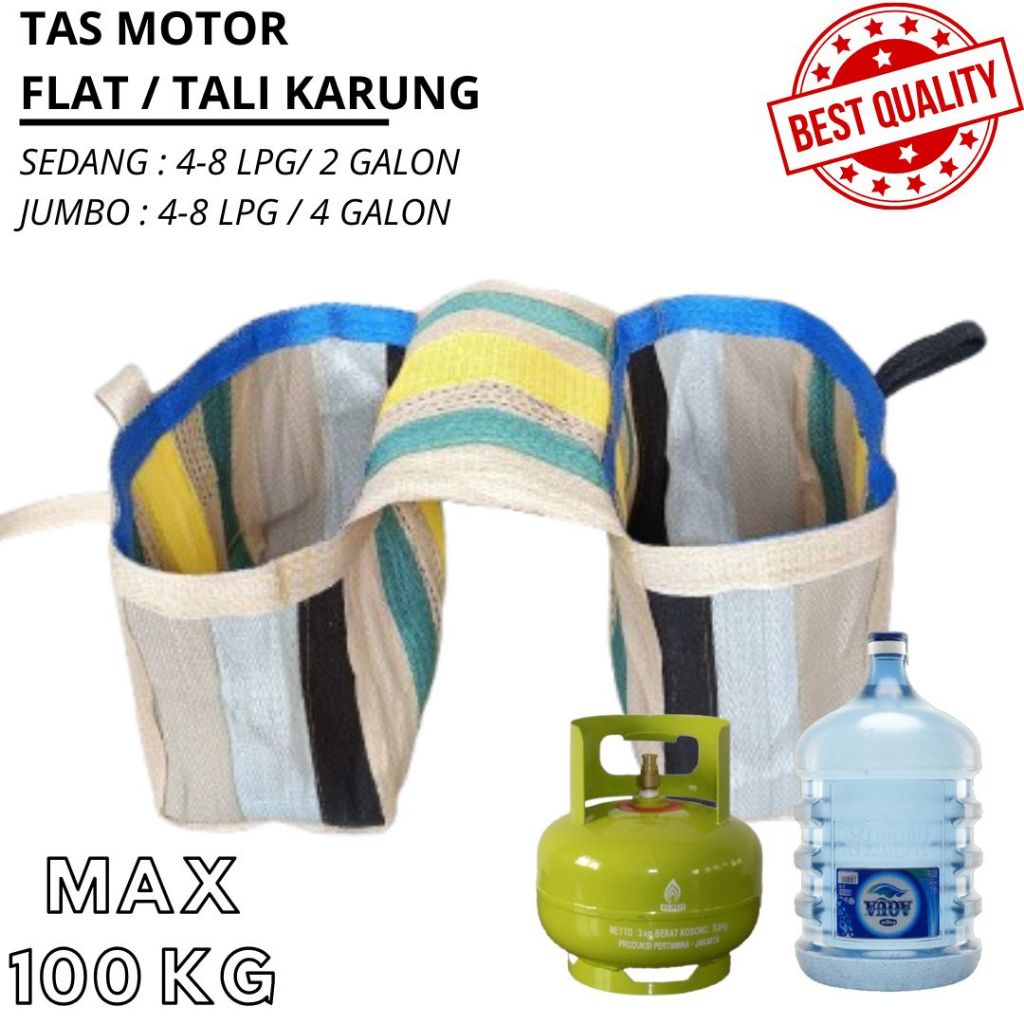 tas motor flat kuat sampai 100kg/tas motor/tas obrok/tas obrok motor/obrok/tas sales/krombong/ronjot