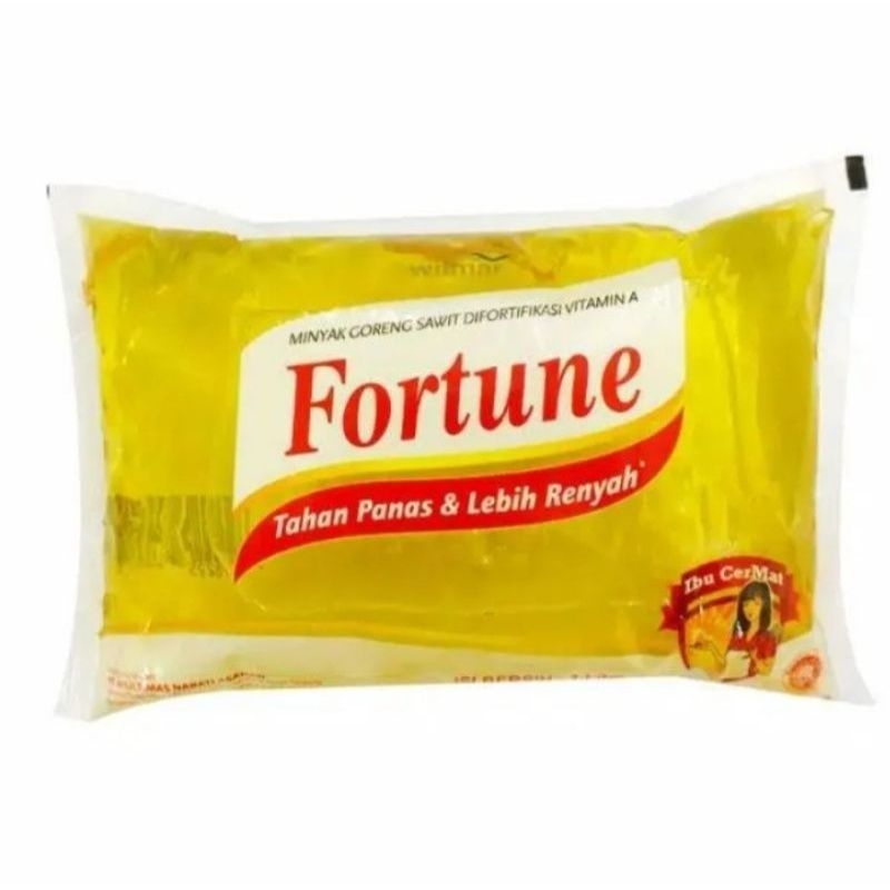 

Minyak Goreng Fortune Bantal 1 Liter