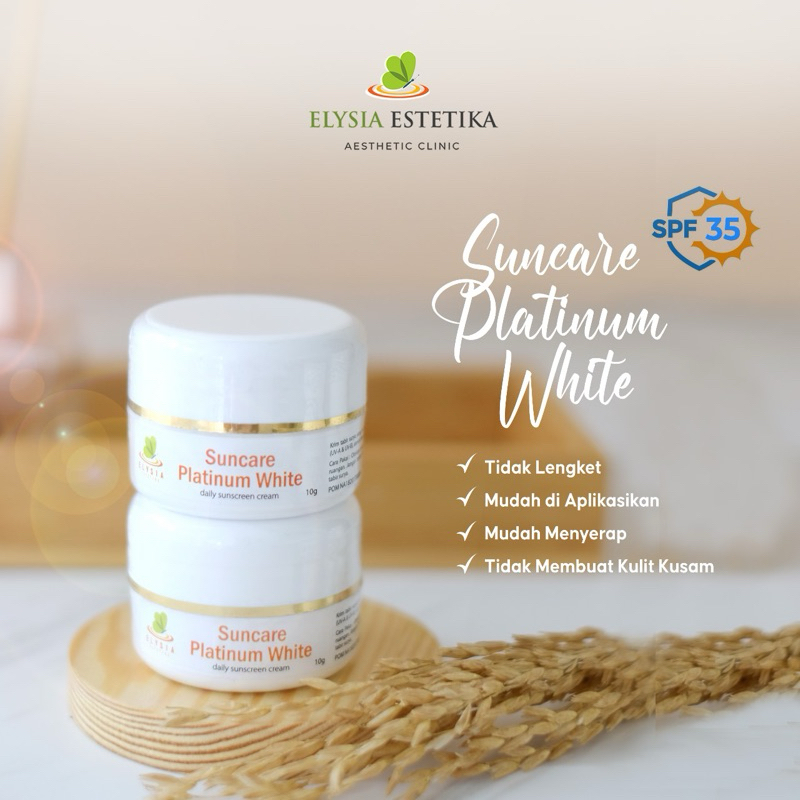 suncare platinum white elysia / cream pagi elysia