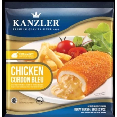 

KANZLER CHICKEN CORDON BLEU - CHICKEN CORDON BLEU 300GR - KANZLER CORDON BLEU 2 PCS