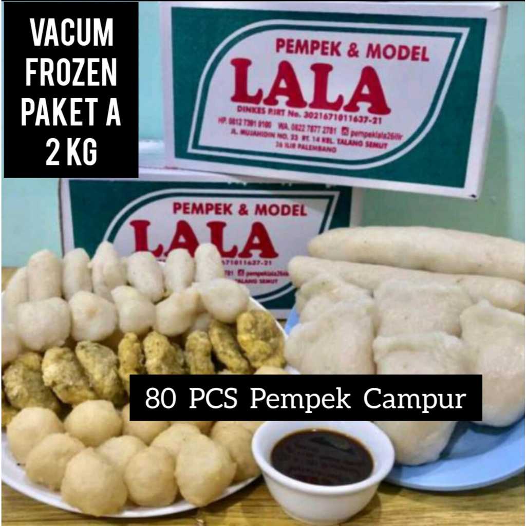 

Pempek Lala 26 Ilir (Isi 80 PCS Vacum & frozeen)