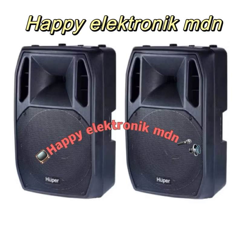 HUPER AK15A SPEAKER PORTABLE HUPER SPEAKER 15 INCH SPEAKER HUPER 15 INCH HUPER AK15A HUPER 15 INCH